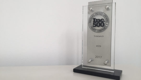 Image of Inc5000 award