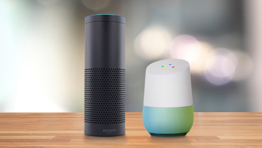 Amazon alexa and google home