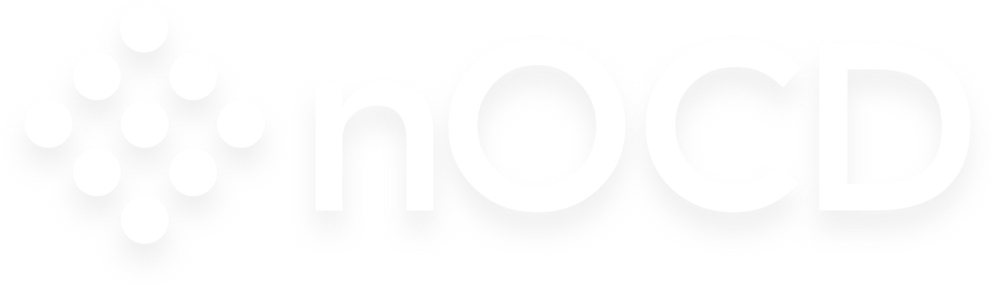 nOCD white letters