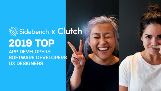 Clutch names Sidebench as top app developer, software developer and UX Designer